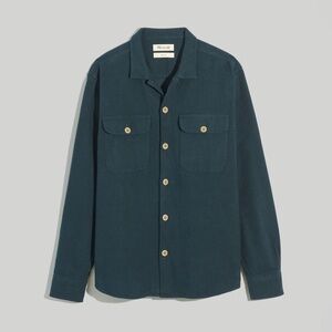Madewell Brushed Flannel Easy Shirt-Jacket